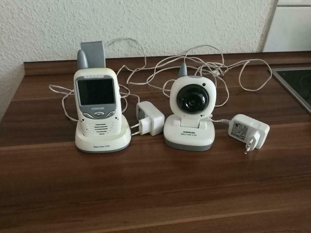 Audioline V100 BabyCare Baby Monitor Lieferumfang